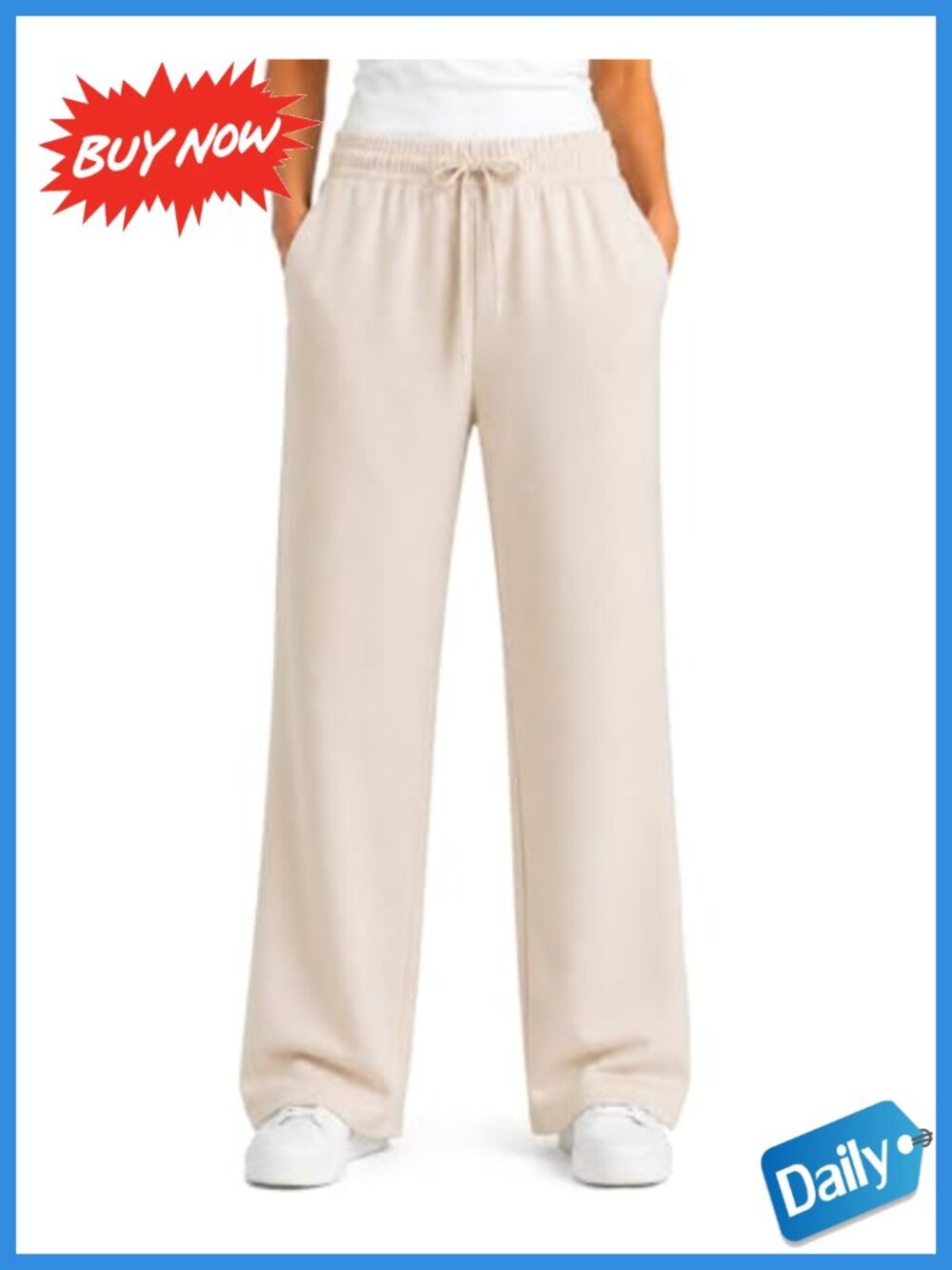 Tall Womens Wide Leg Pants 34 Inseam Pockets Rayon Blend Pull On Travel